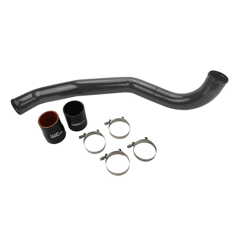 Wehrli WCF100708-CT 17-19 Chevrolet 6.6L L5P Duramax Driver Side 3in Intercooler Pipe - Candy Teal