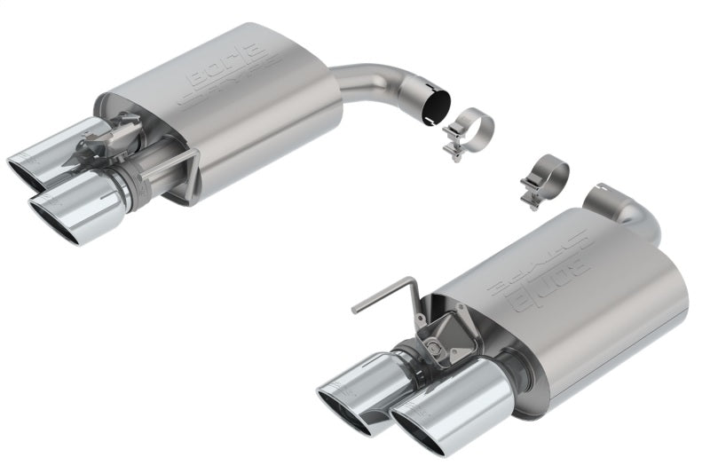 Borla 11951 2018 Ford Mustang GT 5.0L AT/MT 2.5in S-Type Exhaust w/ Valves (Rear Section Only)