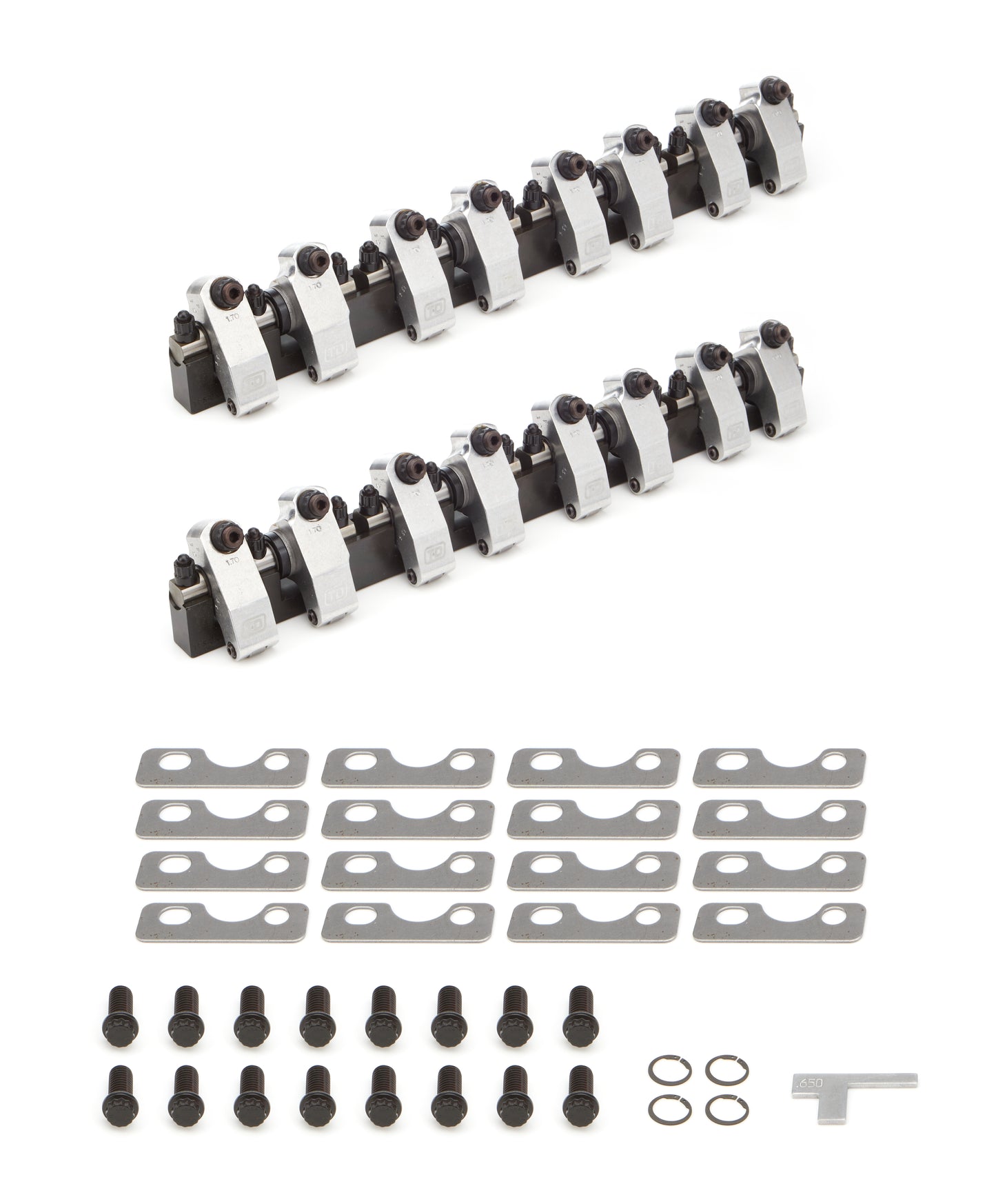 T And D Machine TDM7322-1.7/1.7 SBF Shaft Rocker Kit w/TFS3 High Port Heads