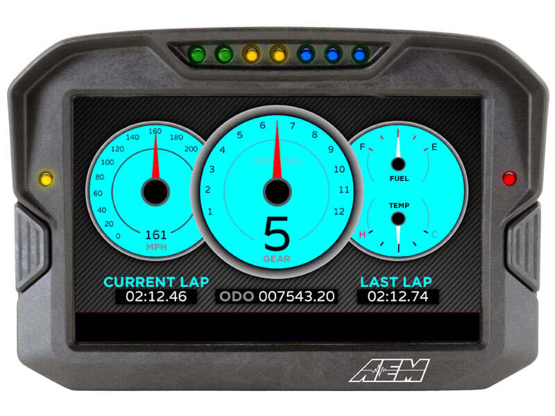 AEM 30-5700 CD-7 Non Logging Race Dash Carbon Fiber Digital Display (CAN Input Only)