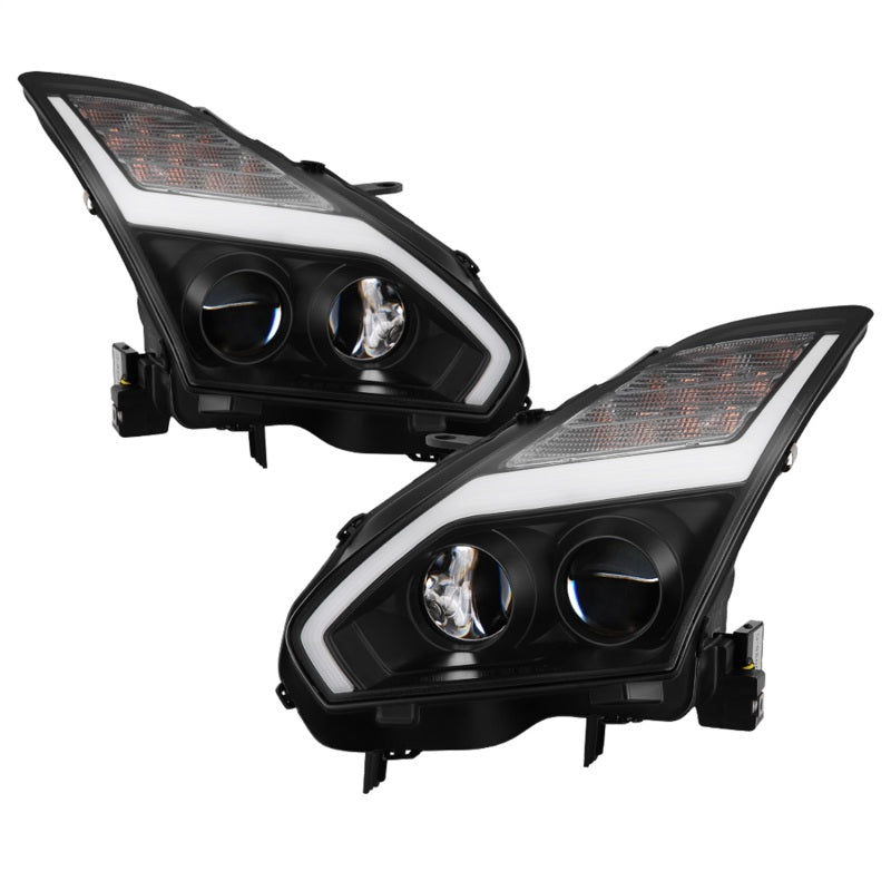 SPYDER 5085696 Spyder Nissan GTR R35 09-14 - Projector Headlights - DRL LED - Black