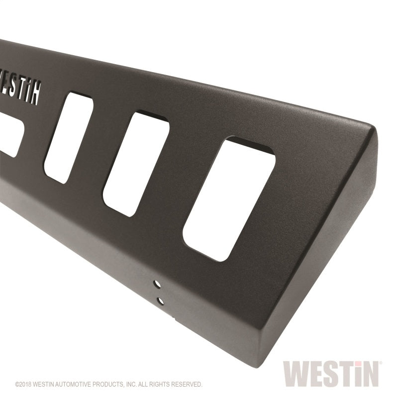 Westin 59-80095 18-19 Jeep Wrangler JL Front Bumper Skid Plate - Textured Black