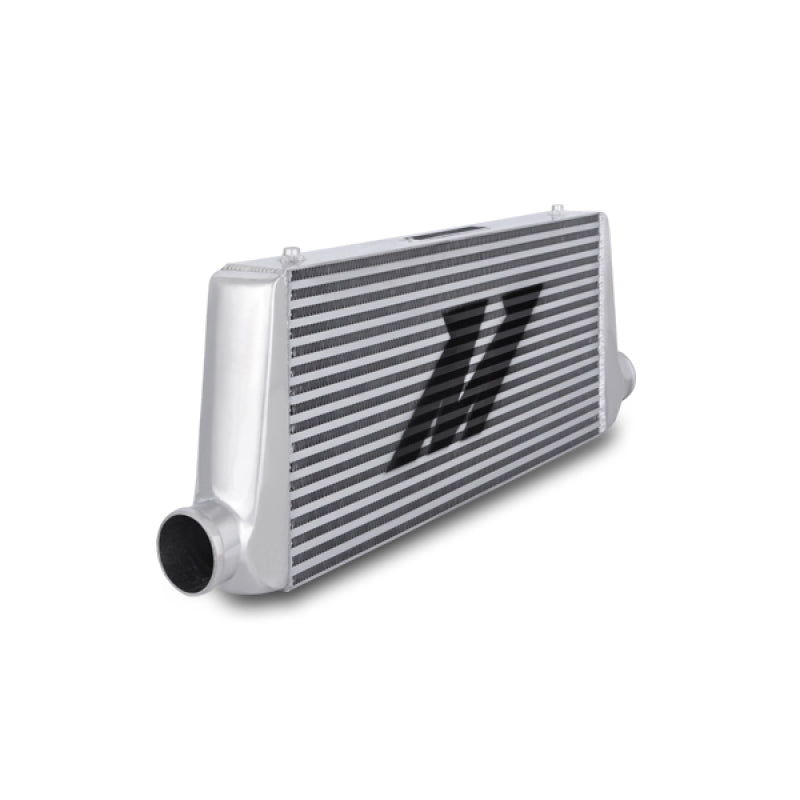 Mishimoto MMINT-UR Universal Silver R Line Intercooler Overall Size: 31x12x4 Core Size: 24x12x4 Inlet / Outle