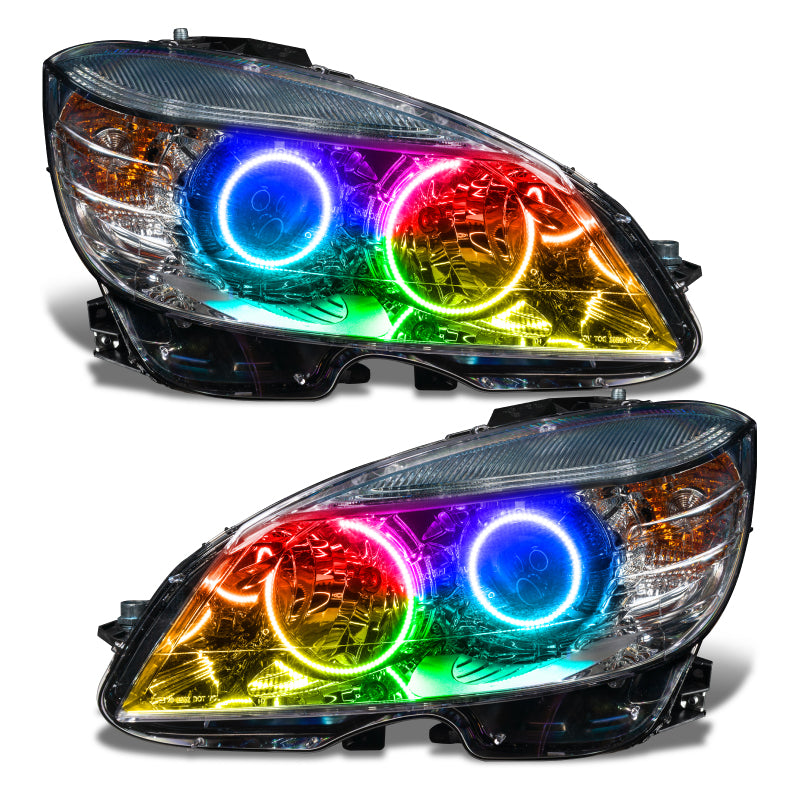 ORACLE Lighting 7115-334 Oracle 08-11 Mercedes Benz C-CLASS Pre-Assembled Headlights Chrome Housing w/o Cntrl SEE WARRANTY