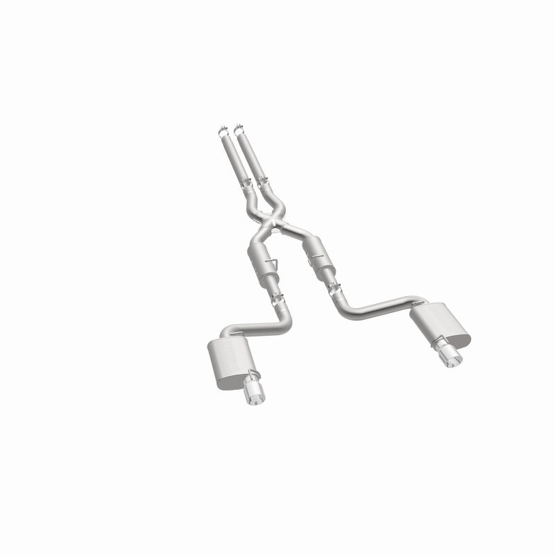 Magnaflow 15494 MagnaFlow 11-12 Dodge Charger SRT-8 Hemi Dual Split Rear Exit Stainless Cat-Back Performance Exhaust