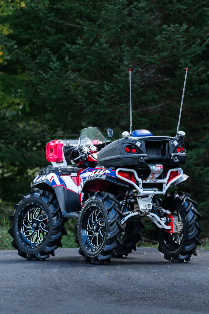 MBRP AT-9526PT 2011+ Polaris Sportsman Touring 850 T304 Stainless Single Slip-On Performance Series