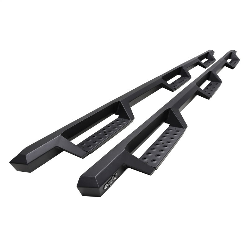 Westin 56-534345 /HDX 19-20 RAM 2500/3500 Crew Cab (8ft Bed) Drop Wheel to Wheel Nerf Step Bars - Txt Black