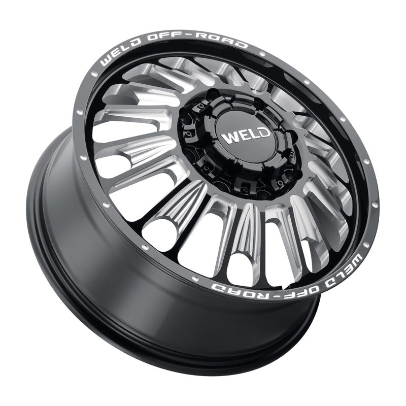 Weld W12108292890 Off-Road W121 20X8.25 Scorch Front 8X200 ET108 BS8.90 Gloss Black MIL 142.2