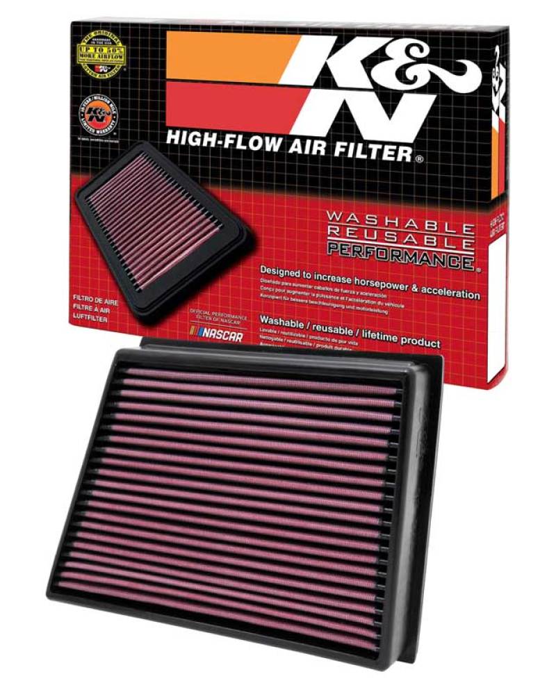 K&N Engineering 33-2466 K&N Replacement Air Filter for 11-12 GMC Sierra / Chevy Silverado