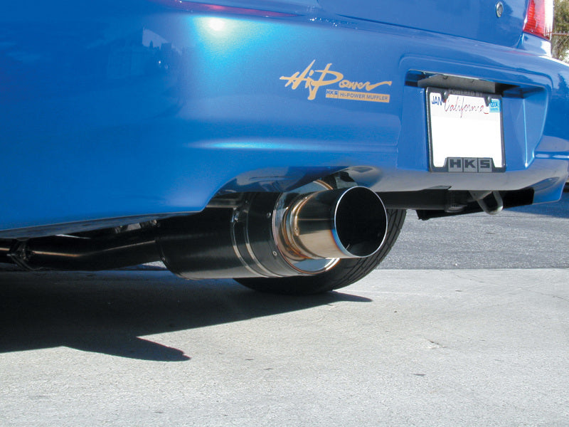 HKS 3112-EX005 02-07 WRX / 04-07 STi Carbon Ti Exhaust