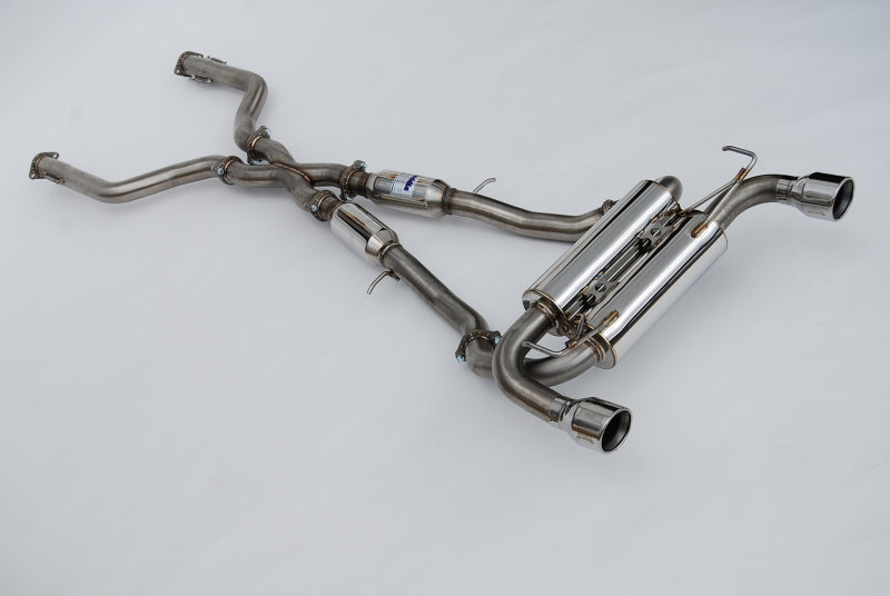 Invidia HS22N4Z7GM1RSL 2022+ Nissan Z 70mm Gemini Cat Back Exhaust - Rolled SS Tips