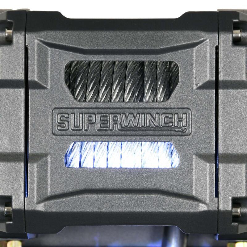 Superwinch 1145240 4500 LBS 12V DC 15/64in x 40ft Steel Rope Roller Fairlead SP 45 Winch