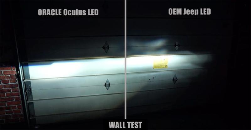 ORACLE Lighting 5839-504-PSC Oracle Oculus BiLED Projector Headlights for Jeep JL/Gladiator JT Satin Silver 5500K SEE WARRANTY