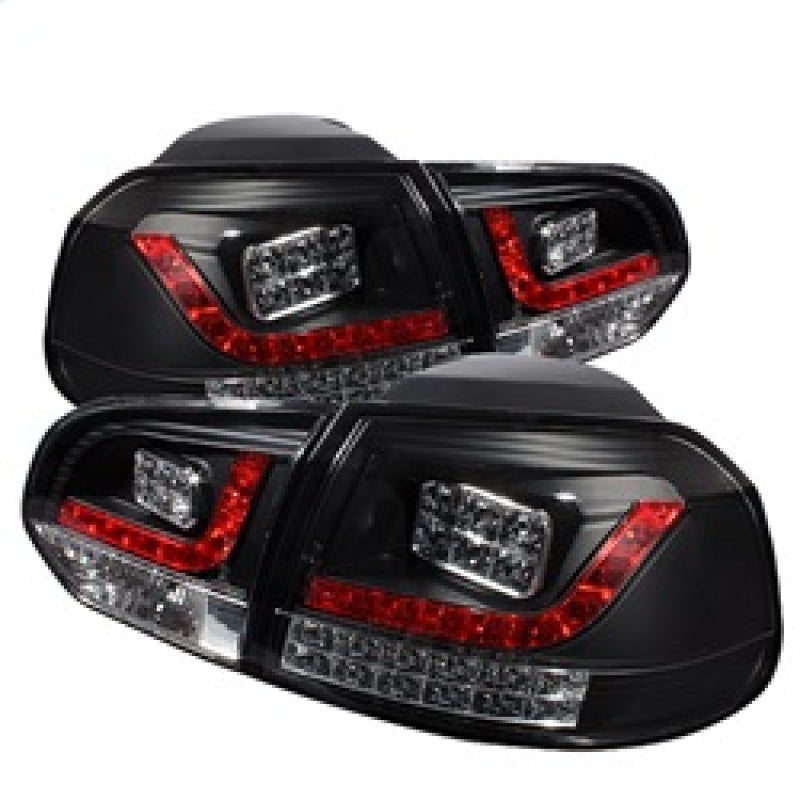 SPYDER 5008176 Spyder Volkswagen Golf/GTI 10-13 LED Tail Lights Black ALT-YD-VG10-LED-BK