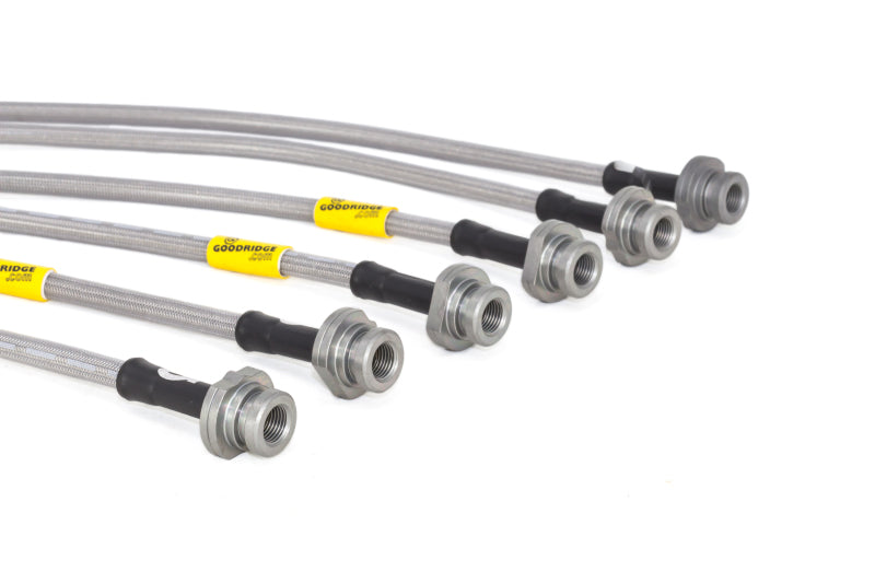 Goodridge 22047 13-15 Nissan Sentra w/ Rear Disc Brakes SS Brake Line Kit