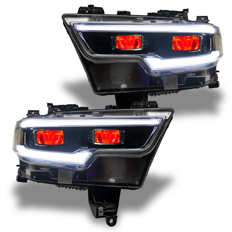 ORACLE Lighting 1456-334 Oracle 19-21 RAM 1500 RGB Headlight Demon Eye Kit - LED Projector - w/o Controller SEE WARRANTY