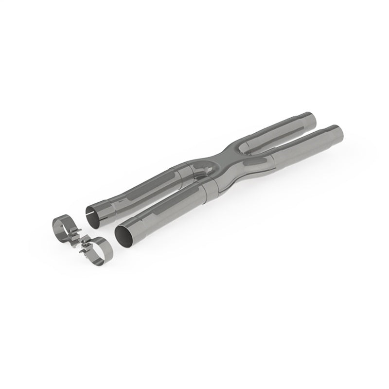 MBRP S7213409 15-19 Ford Mustang GT 2.5in Resonator Delete X-Pipe - T409