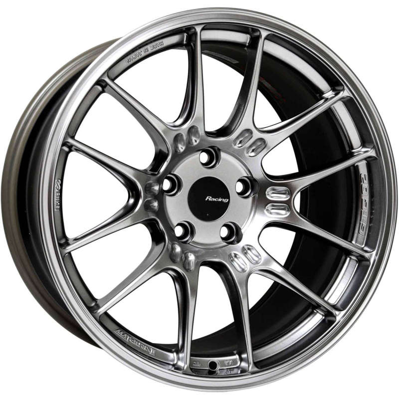 Enkei 534-880-6535HS GTC02 18x8 5x114.3 35mm Offset 75mm Bore Hyper Silver Wheel