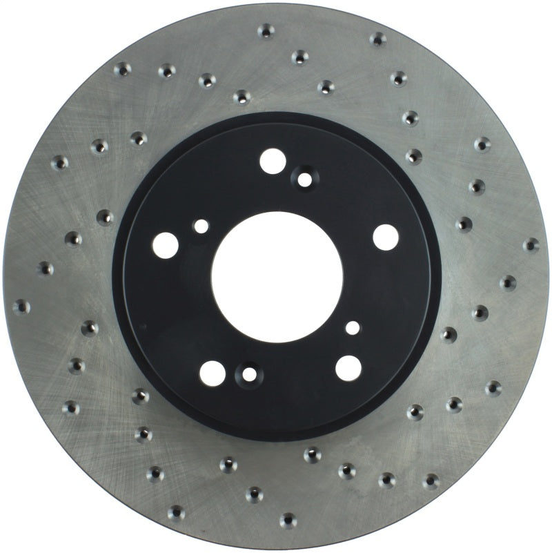 Stoptech 128.40036L StopTech 06-08 Civic GX / 02-04 CR-V / 98-02 Honda Accord V6 / 03-07 Accord 4 cyl/V6 MT Drilled Lef
