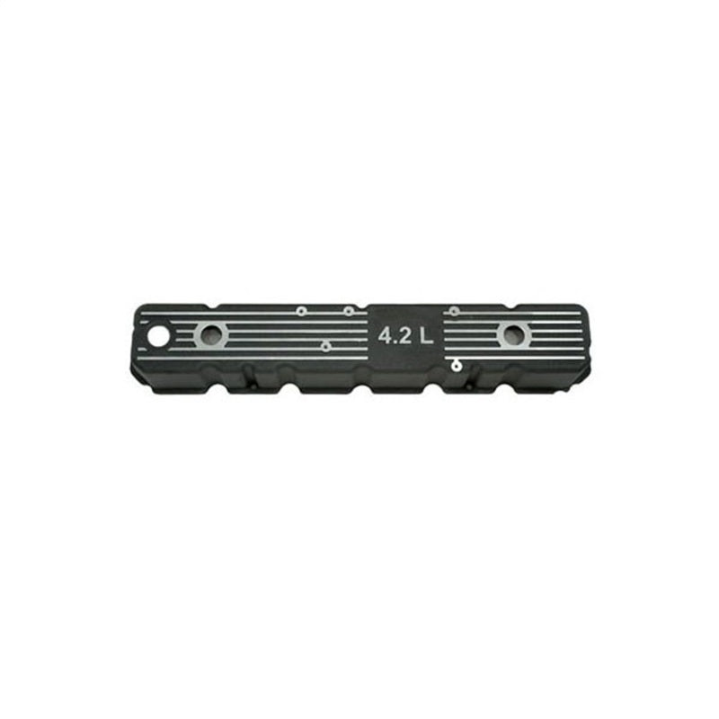 OMIX 17401.08 Omix Blk Alum Valve Cover 4.2L Logo 80-91 Jeep Models