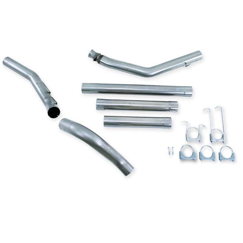 MBRP S6100SLM 94-02 Dodge 2500/3500 Cummins SLM Series 4in Turbo Back Single No Muffler T409 Exhaust System