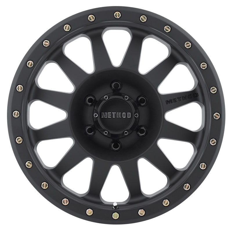 Method Wheels MR30458060524N Method MR304 Double Standard 15x8 -24mm Offset 6x5.5 108mm CB Matte Black Wheel
