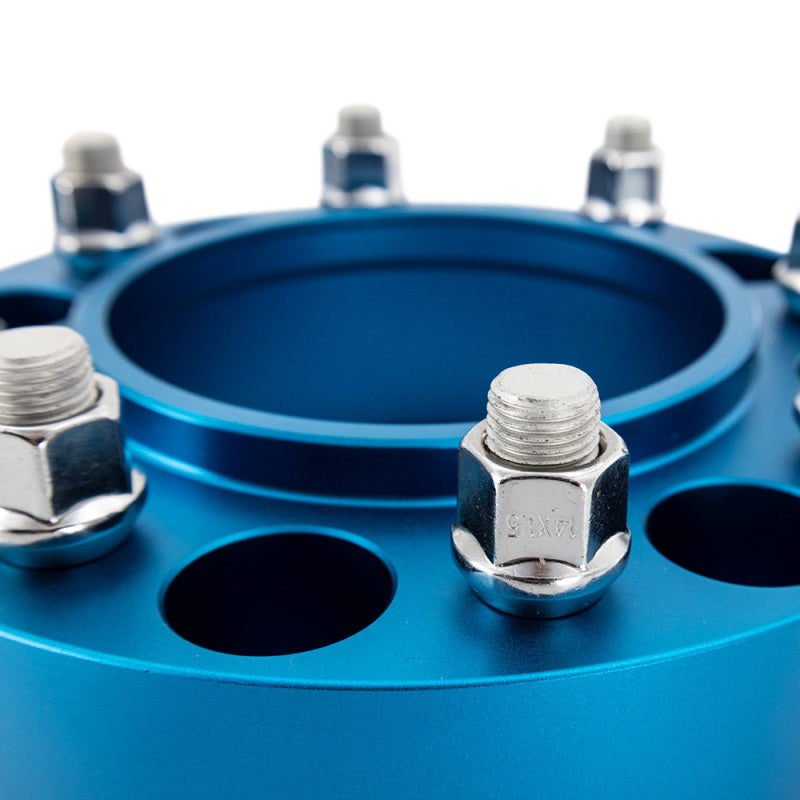 Mishimoto BNWS-005-381BL Borne Off-Road Wheel Spacers - 6x139.7 - 78.1 - 38.1mm - M14x1.5 - Blue