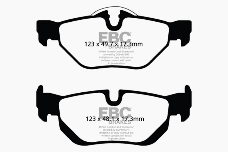 EBC DP42069R 13+ BMW X1 2.0 Turbo (28i) Yellowstuff Rear Brake Pads