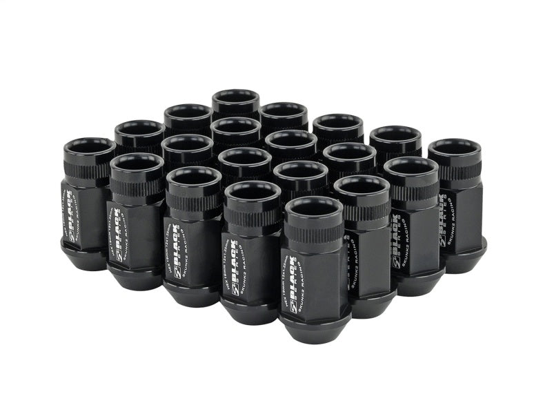 Skunk2 Racing 520-99-0835 Skunk2 12x1.25 Forged Lug Nut - Black (Set of 20)