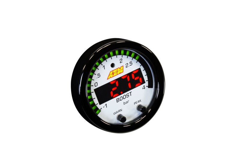 AEM 30-0308 X-Series Boost Pressure -30inHg 60psi Gauge Kit