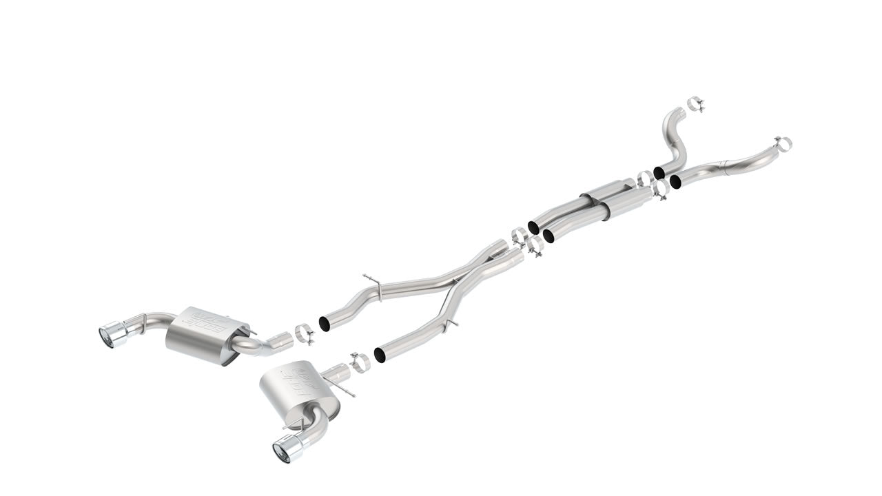 Borla 140690 16-17 Chevy Camaro SS 6.2L ATAK Catback Single Split Rear Exit Exhaust w/Single Tips