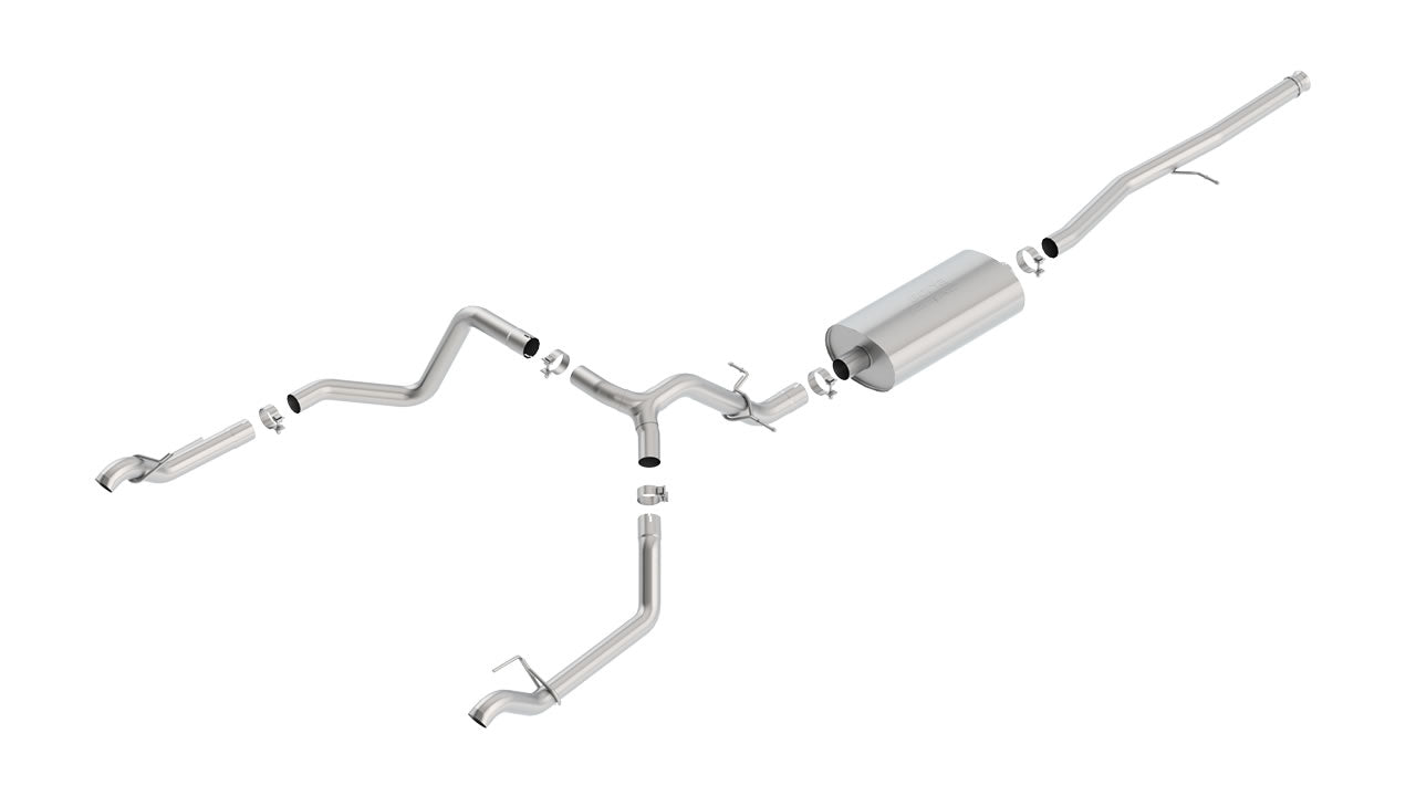 Borla 140767 2019 Chevy Silverado 1500 5.3L V8 CC SB 147.4in WB Touring Cat-Back (Use Fact Fascia Tips)