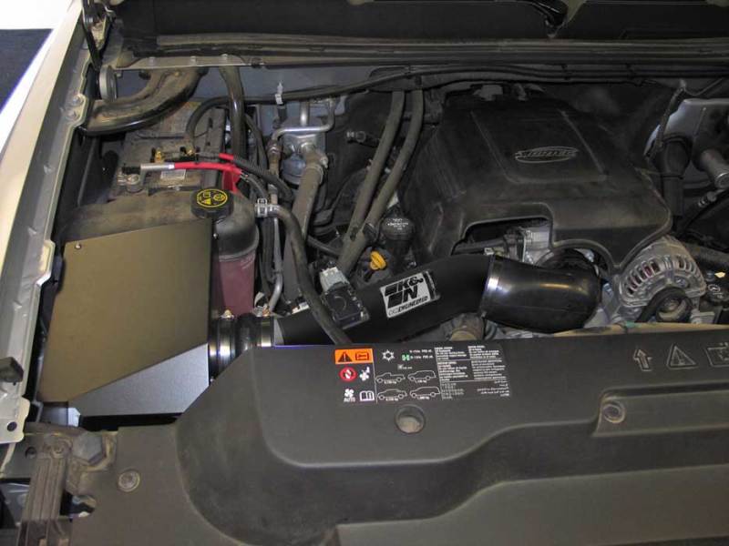 K&N Engineering 77-3076KTK K&N 11-12 Chevy Silverado 2500/3500 HD / 11-12 GMC Sierra 2500/3500 HD High-Flow Perf Intake Kit