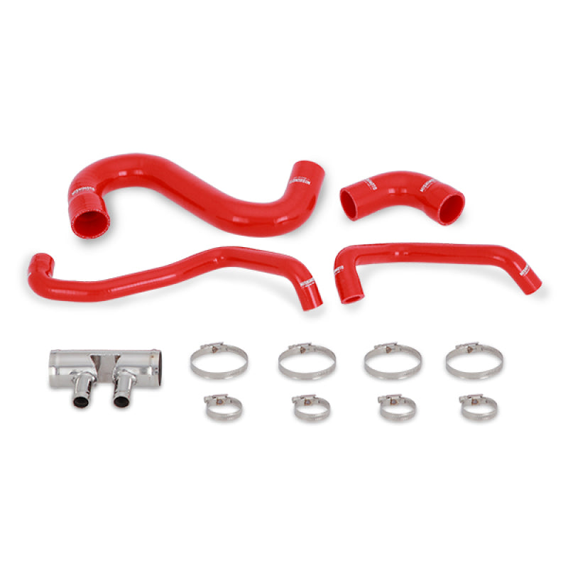 Mishimoto MMHOSE-MUS8-15LRD 2015+ Ford Mustang GT Silicone Lower Radiator Hose - Red