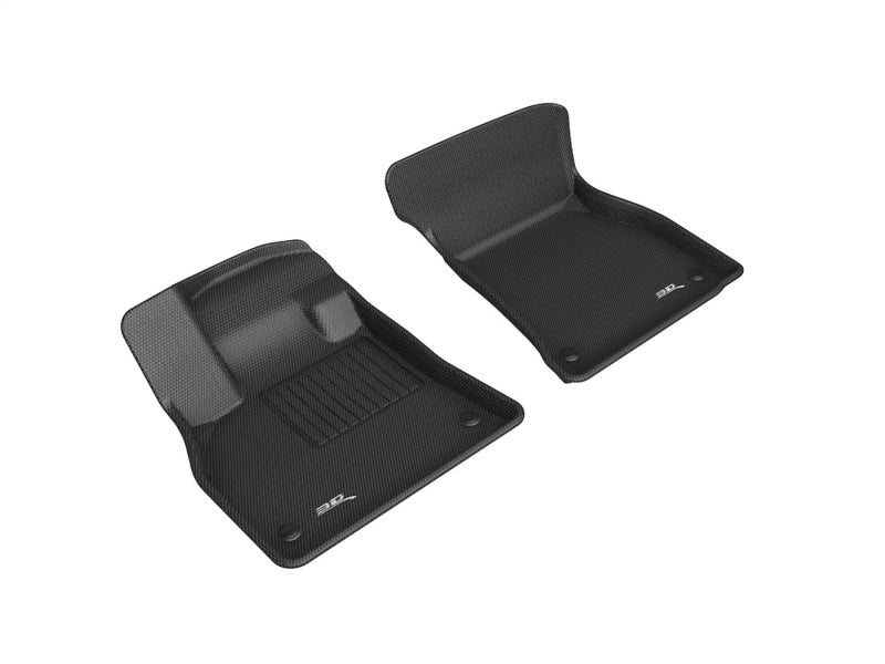 3D MAXpider L1AD05911509 19-21 Audi E-Tron Kagu 1st Row Floormats - Black