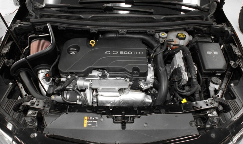 K&N Engineering 69-4537TS K&N 17-18 Chevy Cruze 1.4L Turbo Silver Typhoon Short RAM Intake