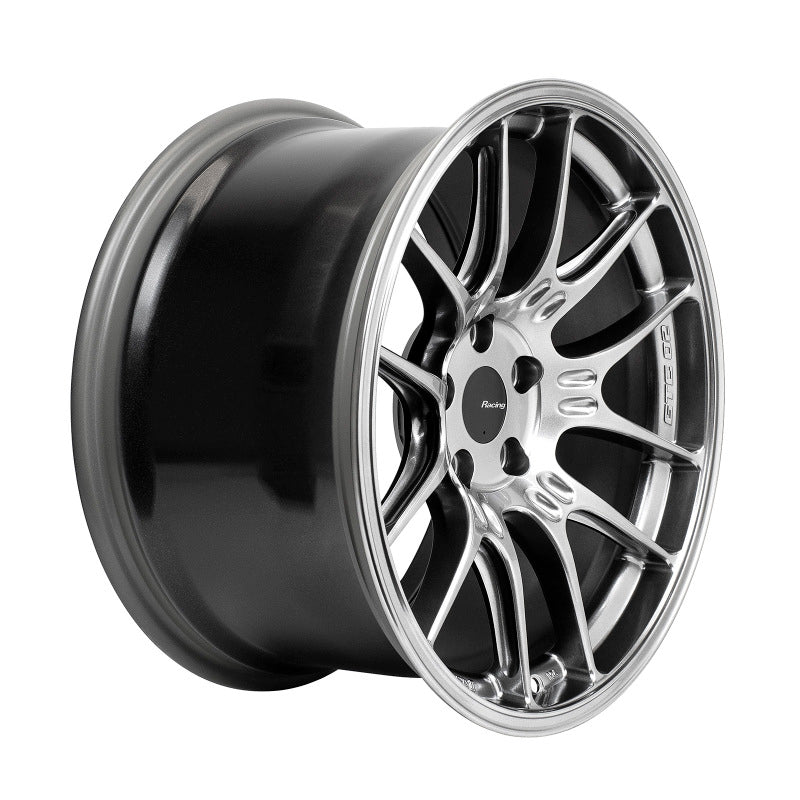 Enkei 534-810-4432HS GTC02 18x10 5x112 32mm Offset 66.5mm Bore Hyper Silver Wheel