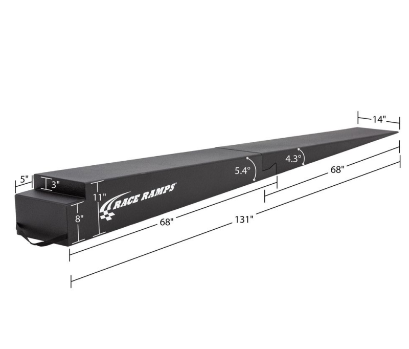 Race Ramps RR-TR-11-2 11in. Two-Piece Trailer Ramps - 5.4 Degree Approach Angle