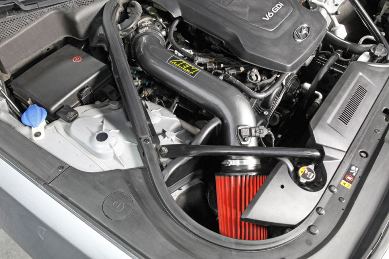 AEM Induction 21-796C 2015 Hyundai Genesis 3.8L-V6 F/I Silver Cold Air Intake