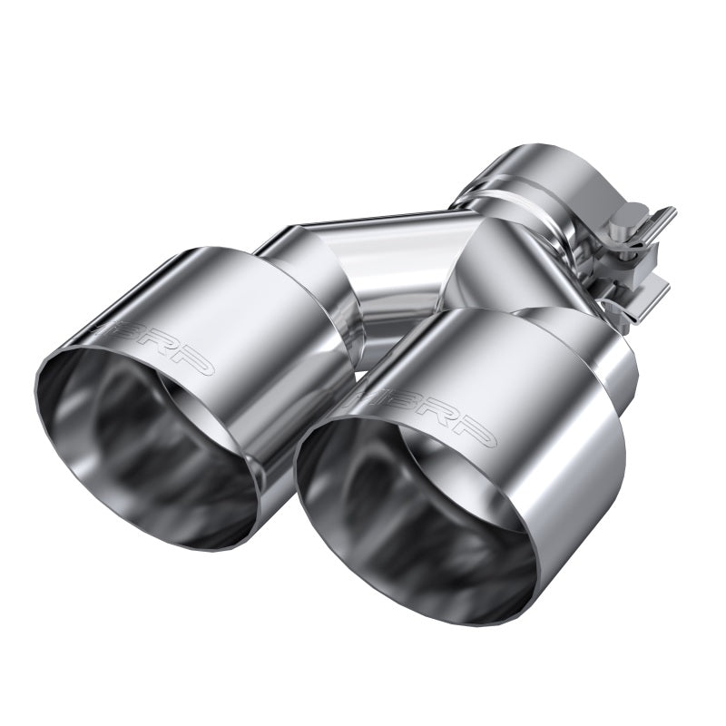 MBRP T5177 Universal T304 SS Dual Tip 4in OD/2.5in Inlet