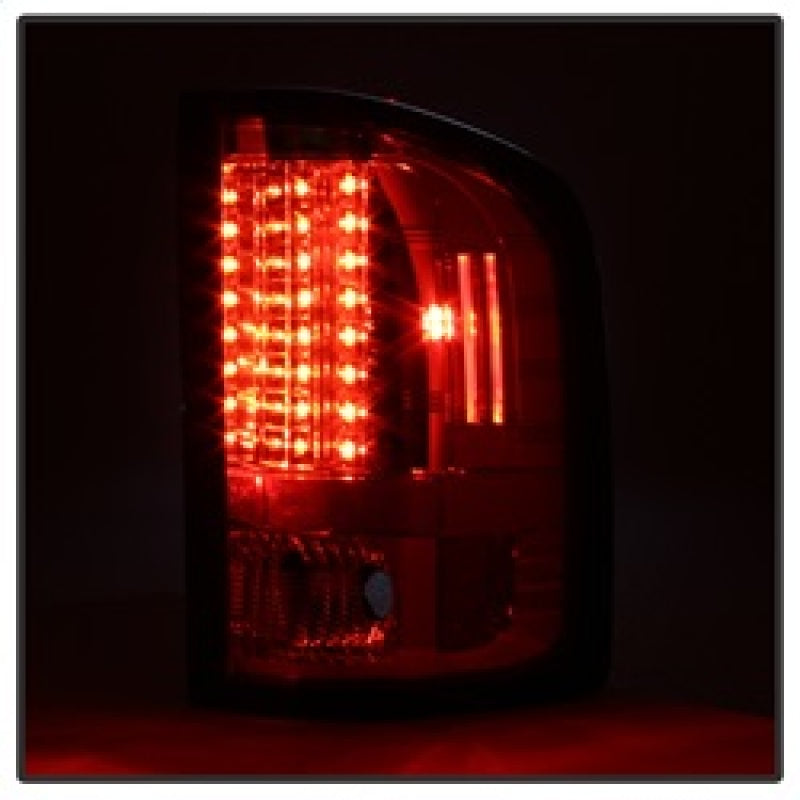 SPYDER 5001801 Spyder Chevy Silverado 07-13 LED Tail Lights Red Smoke ALT-YD-CS07-LED-RS