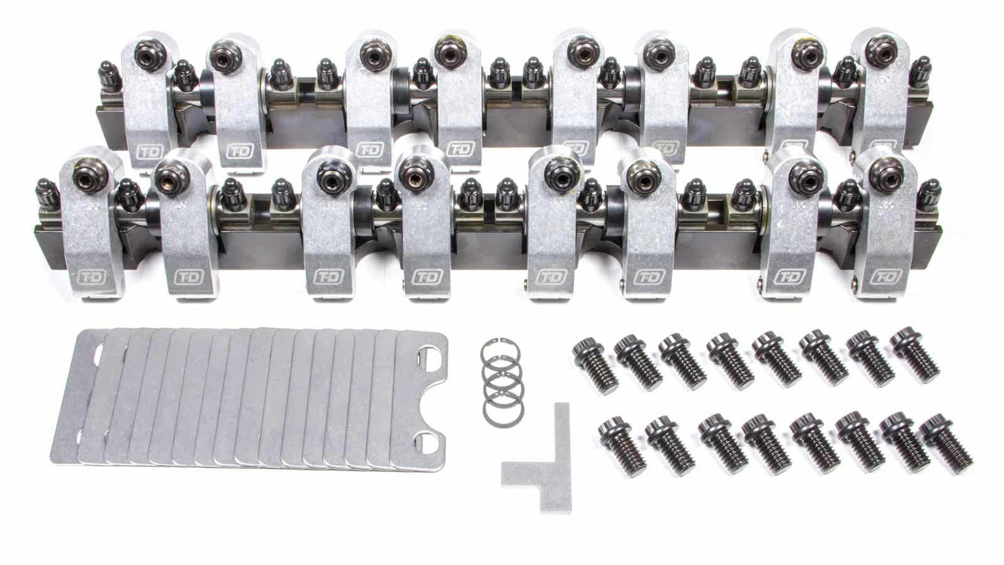 T And D Machine TDM2150-160/150 SBC Shaft Rocker Arm Kit - 1.6/1.5 Ratio