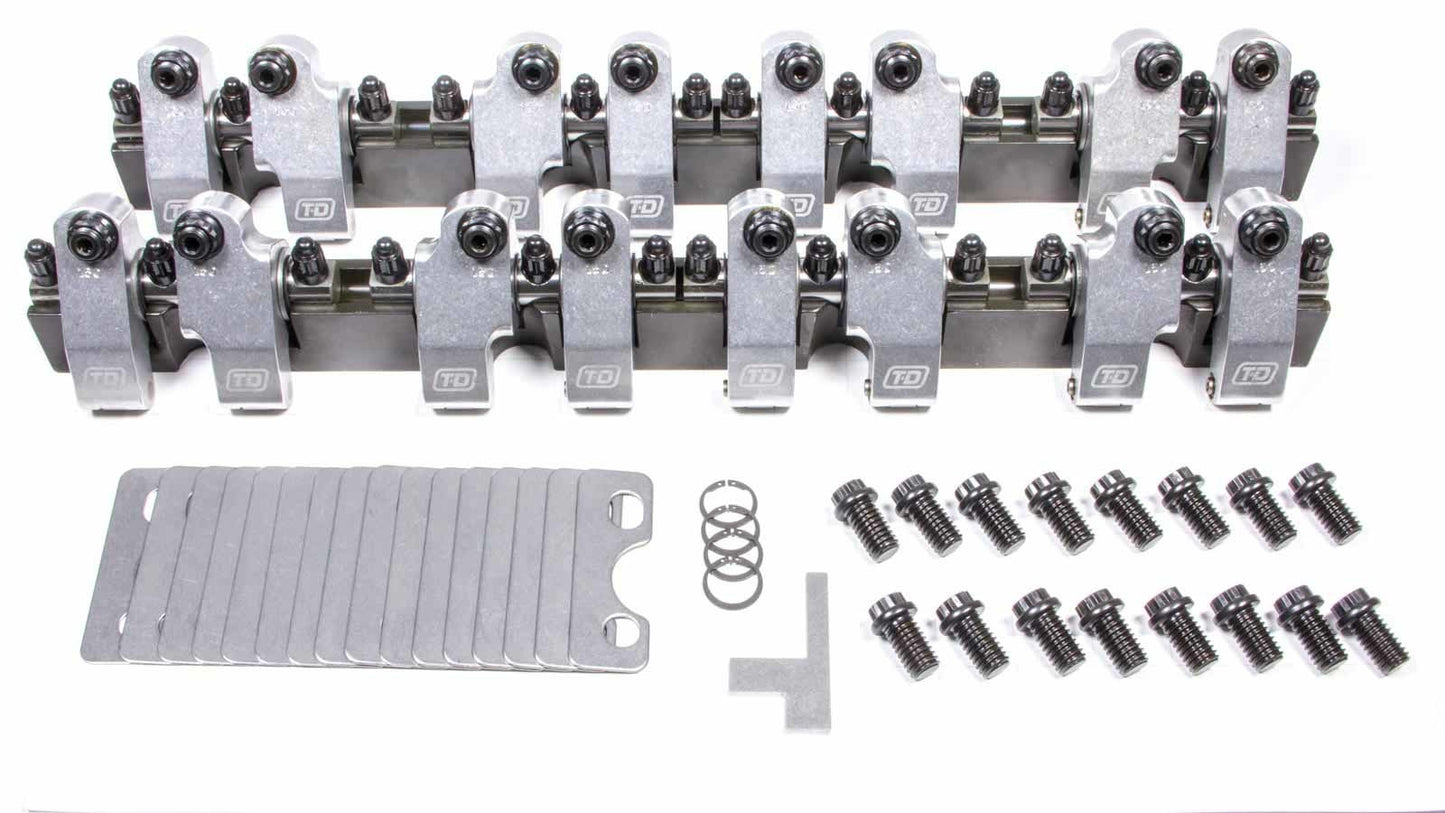 T And D Machine TDM2300-150/150 SBC Shaft Rocker Arm Kit - 1.5/1.5 Ratio