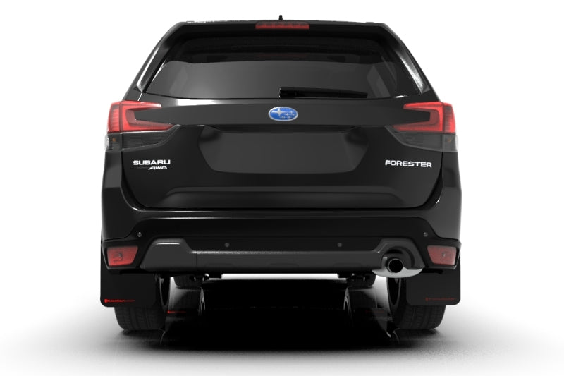 Rally Armor MF52-UR-BLK/RD 19-21 Subaru Forester Black UR Mud Flap w/ Red Logo