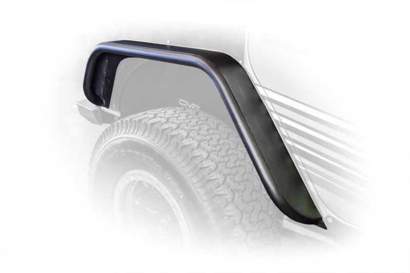 DV8 Offroad FENDB-02 07-18 Jeep Wrangler JK Front & Rear Flat Tube Fenders