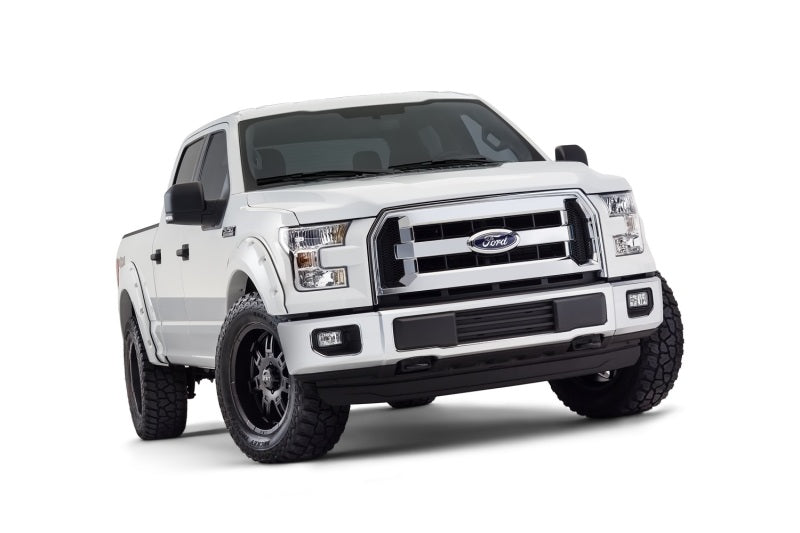 Bushwacker 20935-12 16-17 Ford F-150 Styleside Pocket Style Flares 4pc 78.9/67.1/97.6in Bed - Oxford White