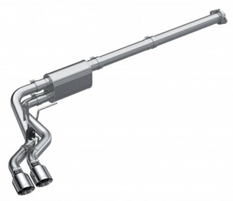 MBRP S5217304 2021 Ford F-150 2.7L EcoBoost / 3.5L EcoBoost / 5.0L 3in Cat Back Single Side Exit T304