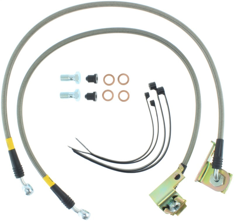 Stoptech 950.63505 StopTech 01-02 Dodge Viper Rear Stainless Steel Brake Lines