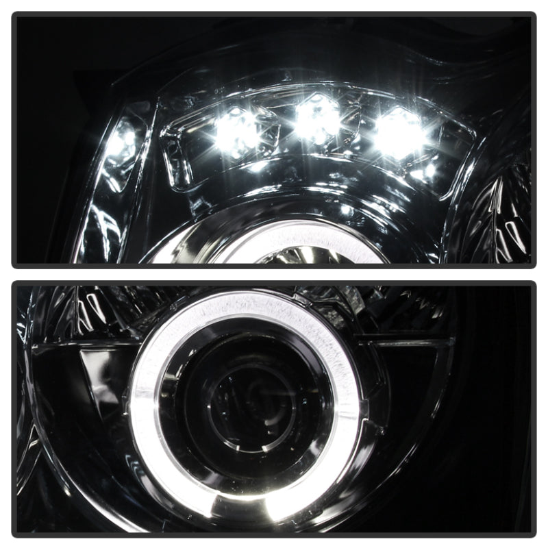 SPYDER 5011107 Spyder Jeep Grand Cherokee 05-07 Projector Headlights LED Halo LED Chrm Low 9006 PRO-YD-JGC05-HL-C