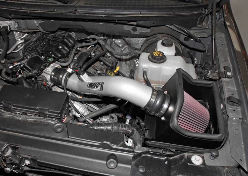 K&N Engineering 77-2585KS K&N 12-13 Ford F150 3.7L V6 Black High-Flow Performance Intake